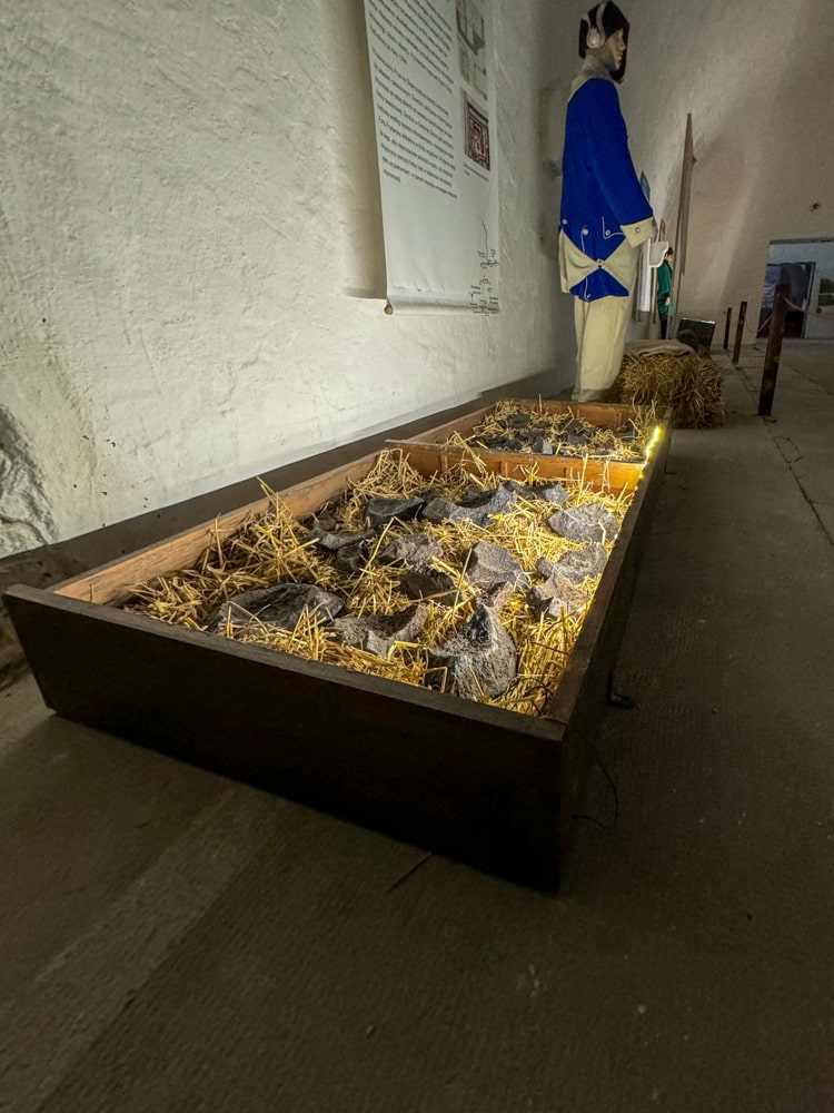Fragmenty kul armatnich przekazanych od Muzeum w Nysie - Atrakcje Nysy
