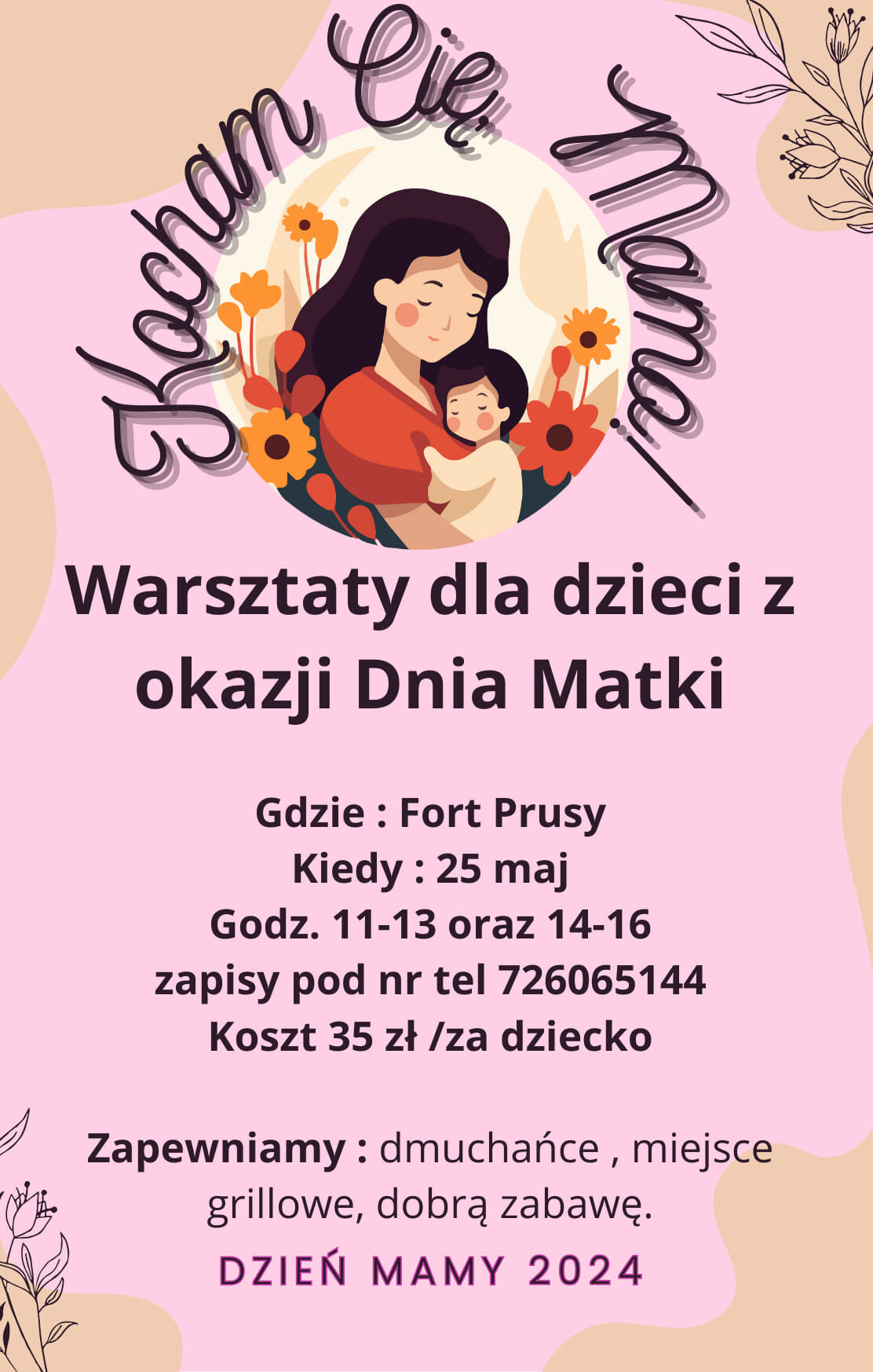 Warsztaty z okazji Dnia Matki na Forcie Prusy w Nysie